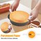 8" Round Cake Pan, 3PCS Nonstick Cake Pans with 100 PCS Parchment Paper, Carbon Steel Cake Baking Pans with Handle, Dishwasher Safe